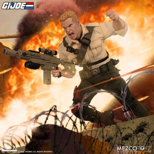 现货Mezco gijoe特种部队 公爵 豪华版 6寸1/12布衣可动人偶手办