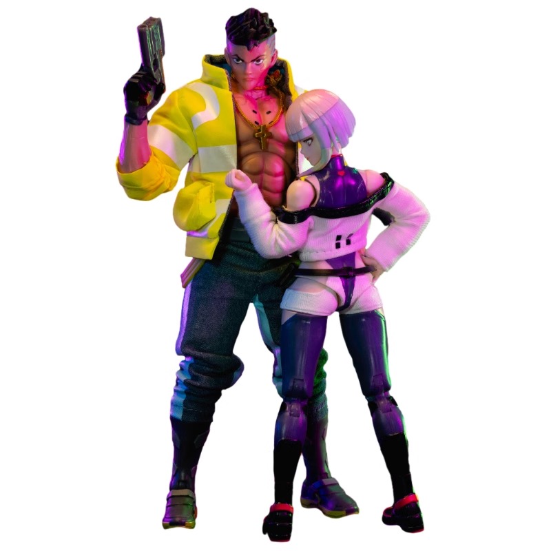 Jada toys 佳达 赛博浪客 赛博朋克 大卫露西6寸1/12可动人偶手办