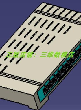 100M互联网以太网交换机网络路由器实体3D打印素材三维几何数模型