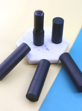 迪家口红管 空管自制作12.1mm手工材料diy包材 黑红4款口红空壳子