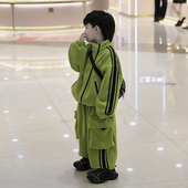 绿野仙踪 冬季 新款 Jimmy妈童装 儿童加绒加厚重工休闲运动套装