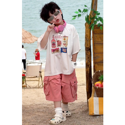 Jimmy妈童装【现货上新】夏季·好多零食印花短袖T恤