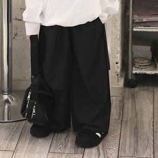 Jimmy妈童装 春季 ·竖纹纹假两件屁帘直筒裤 无人孤岛