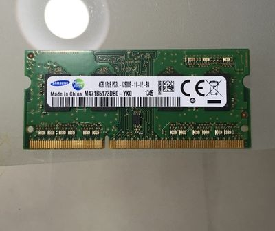 笔记本三星DDR3L4G1600内存条