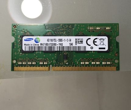 三星原厂笔记本内存条DDR3L 4G 1600 PC3L-12800S 低压 送螺丝刀