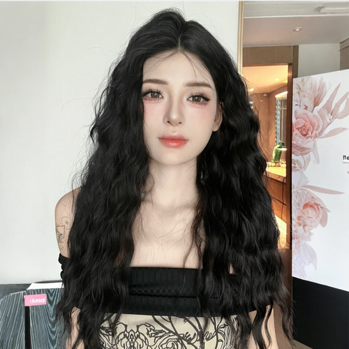 《免发网》假发补发片女仿真羊毛卷蛋卷发蓬松高颅头顶垫发遮白发