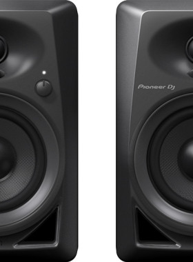 先锋DM-40 4寸有源监听音箱 黑色 桌面DJ打碟制作 HIFI听歌