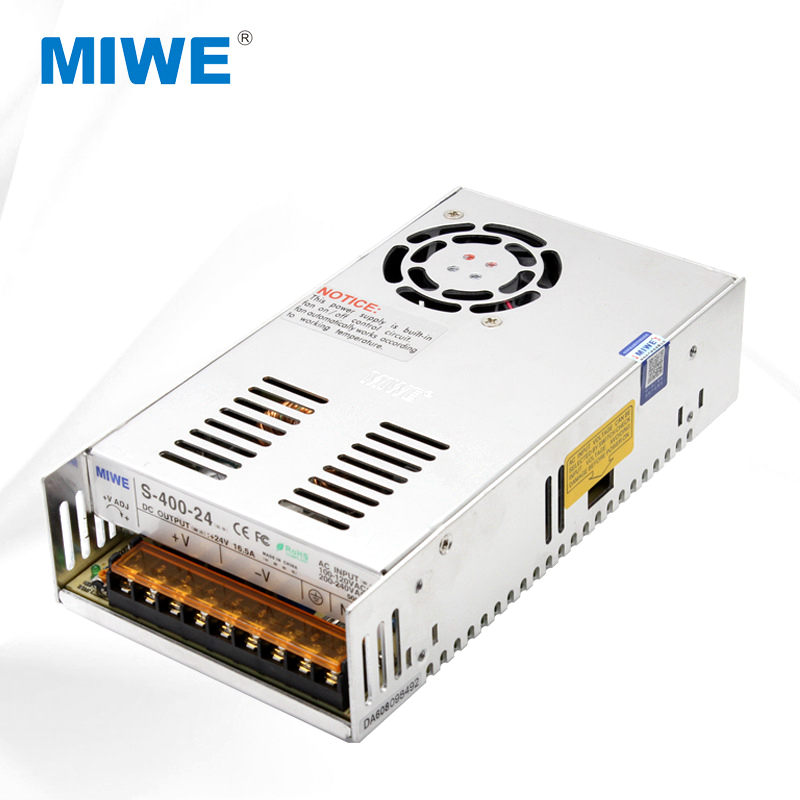 高品质MIWE开关电源S-400系列400W12V24V36V48V 稳压工控直流电源