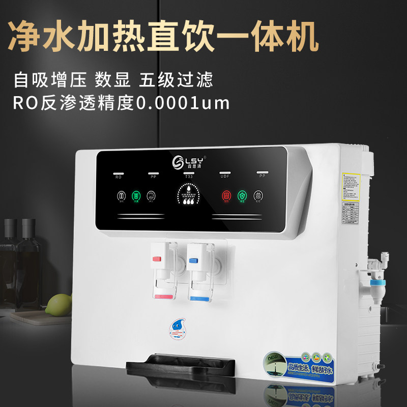 反渗透8寸霖思源B10语音播报净水器加热一体机家用自来水过滤器