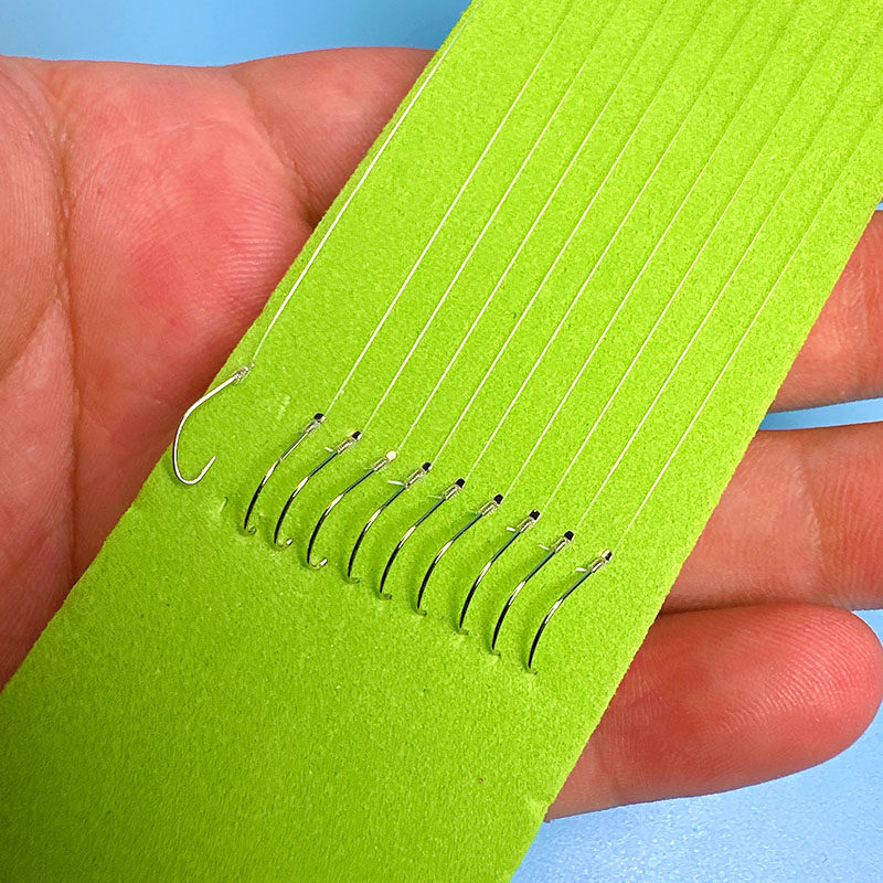 成品短子线单钩无倒刺秋田狐