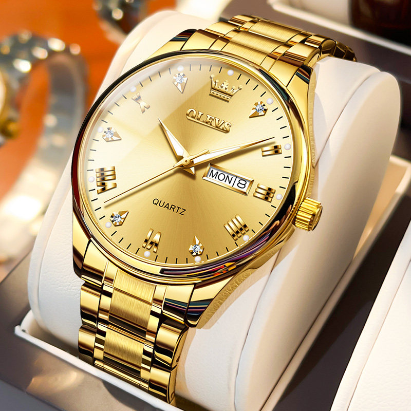 名牌商务高档男士手表夜光防水