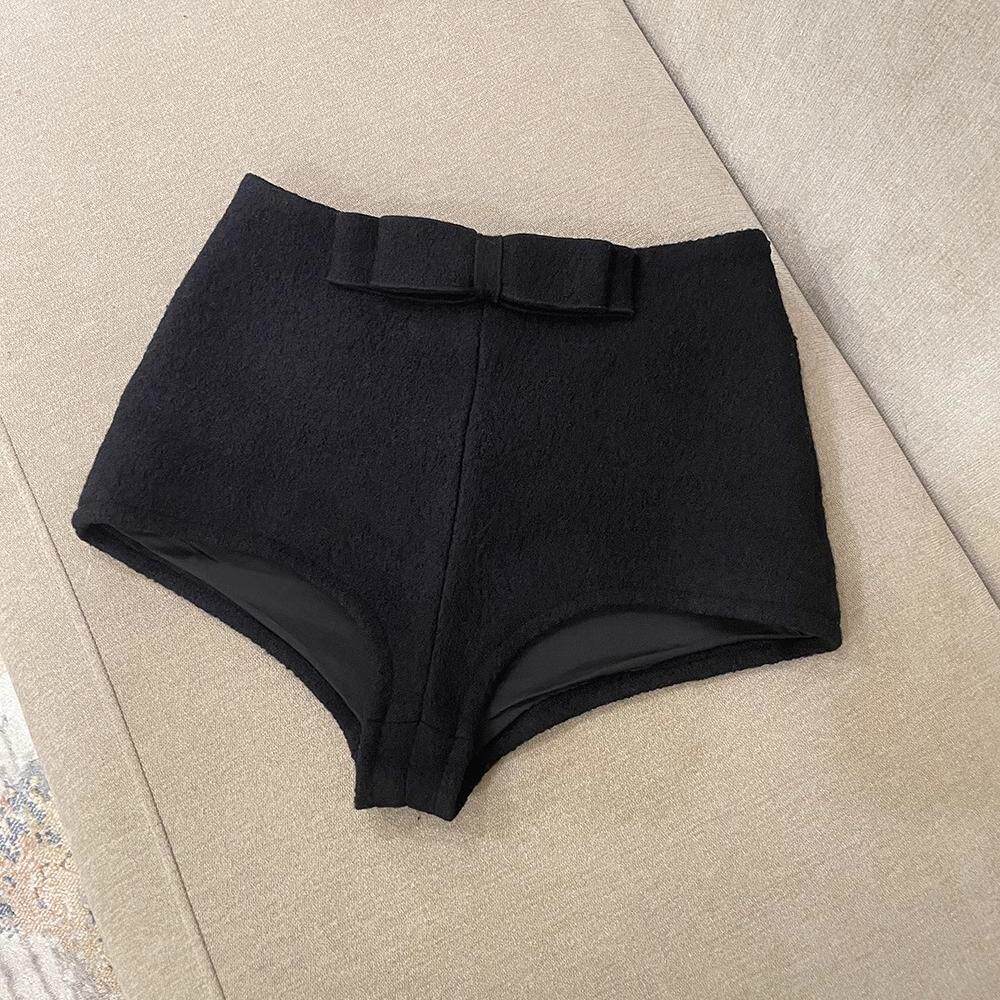 【腿精少女】 羊毛100含量 巨显腿长蝴蝶结休闲短裤,女装/女士精品,休闲裤,淘宝优惠券,粉丝福利购,淘宝优惠卷