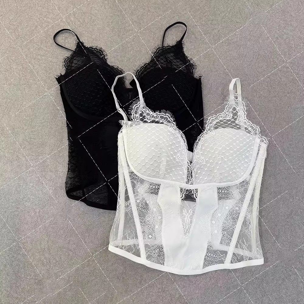 柳智敏同款全网唯1绝版lp蕾丝鱼骨吊带 大货版型会更服帖