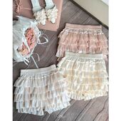 水光感2.0 缎面波点甜美蛋糕裙高腰显瘦半身裙短裙女