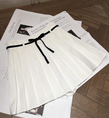 百褶半裙甜辣高腰A字短裙裙裤