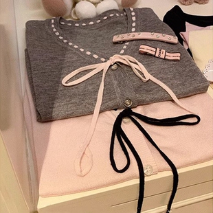 《法兰街道的来信》天丝羊毛针织衫薄款透气夏季短袖上衣