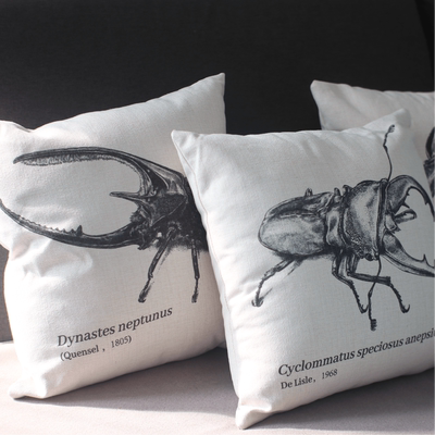 牧野虫社甲虫抱枕枕头靠枕背枕