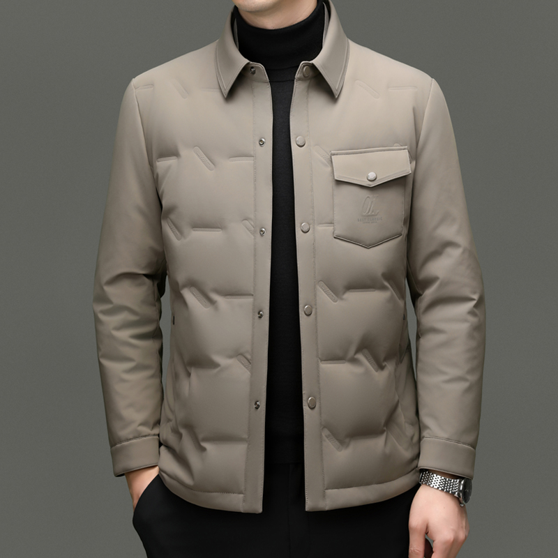 2025冬季新款男士防风保暖羽绒服
