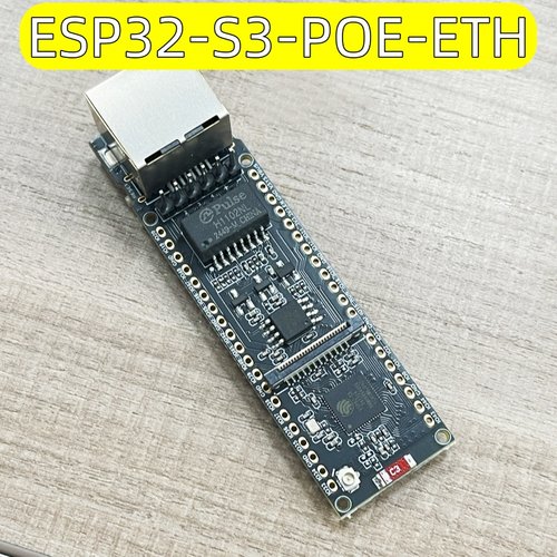 ESP32-S3 ETH Cam网囗开发板POE SD摄像头兼容树莓派Pico尺寸