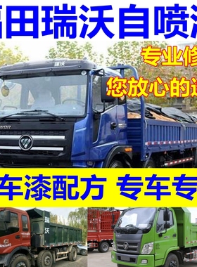 适用福田瑞沃e3自喷漆ES3深蓝色140油漆160红色环保绿车漆宝石蓝