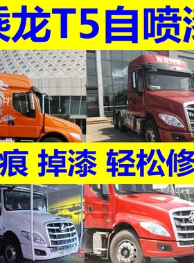 柳汽乘龙T5手自喷漆橘红色补车漆白色补漆笔划痕修复车用油漆橙色