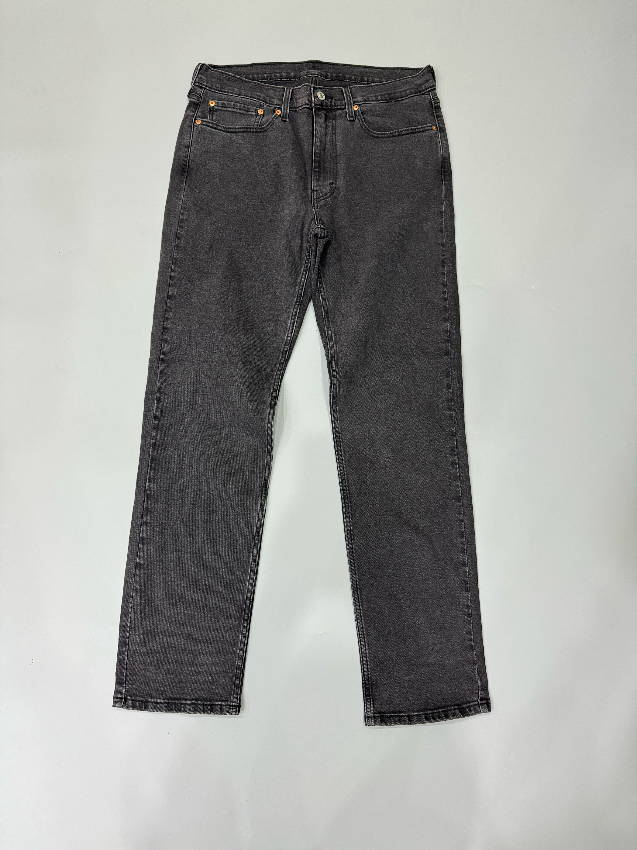 牛仔裤男装美式宽松直筒小李灰黑四季常规牛仔14