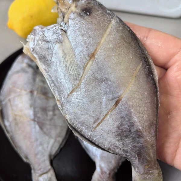 台州东海肉鲳鱼干新鲜半干去头去内脏2斤风干肉厚500g