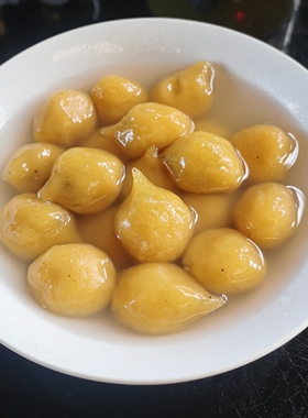 山粉圆番薯汤圆29只黄色元粗粮台州石塘特产传统手工芝麻花生甜味