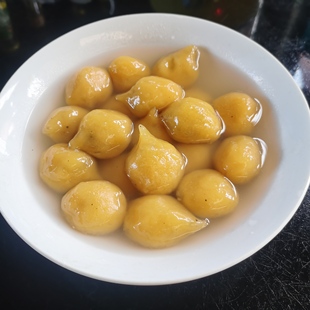 山粉圆番薯汤圆29只黄色元 粗粮台州石塘特产传统手工芝麻花生甜味