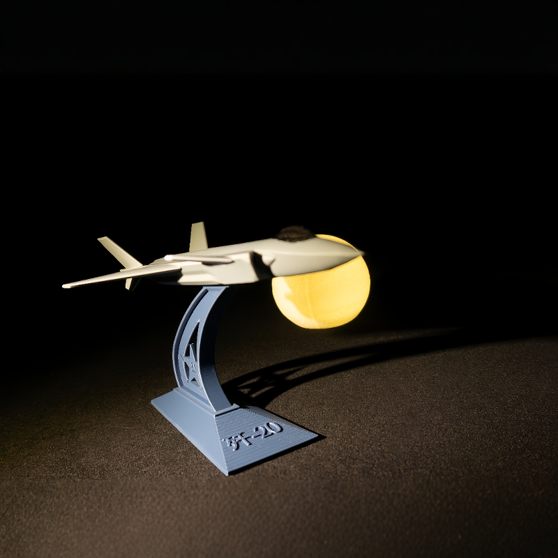 歼20五代机摆件静态模型战机空军