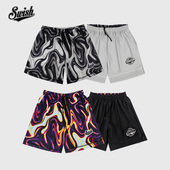 运动速干篮球短裤 SWISH IN星空双面穿系列美式 BALL 训练四分 THE