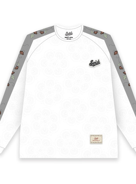 SWISH THE BALL IN 敦煌花卉系列 速干篮球运动投篮服长袖T恤 