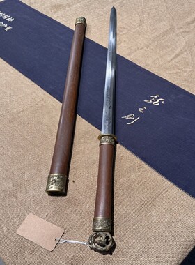 龙泉宝剑厂八面唐剑百炼钢一体锻打龙凤剑长剑硬剑收藏未开刃
