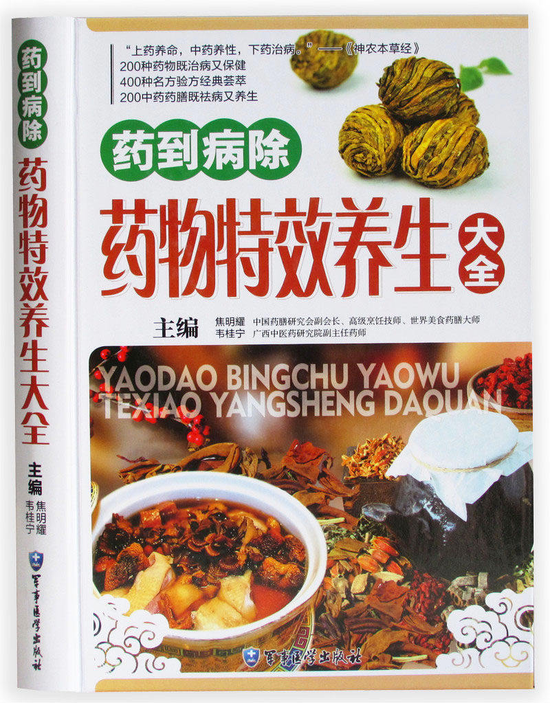 【精装铜版纸】药到病除:药物特效养生大全 中医养生营养 药膳食谱