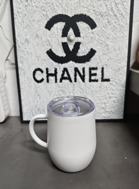 A186-出口外贸韩式原单食品级鹅蛋杯马克杯白色钢琴烤漆