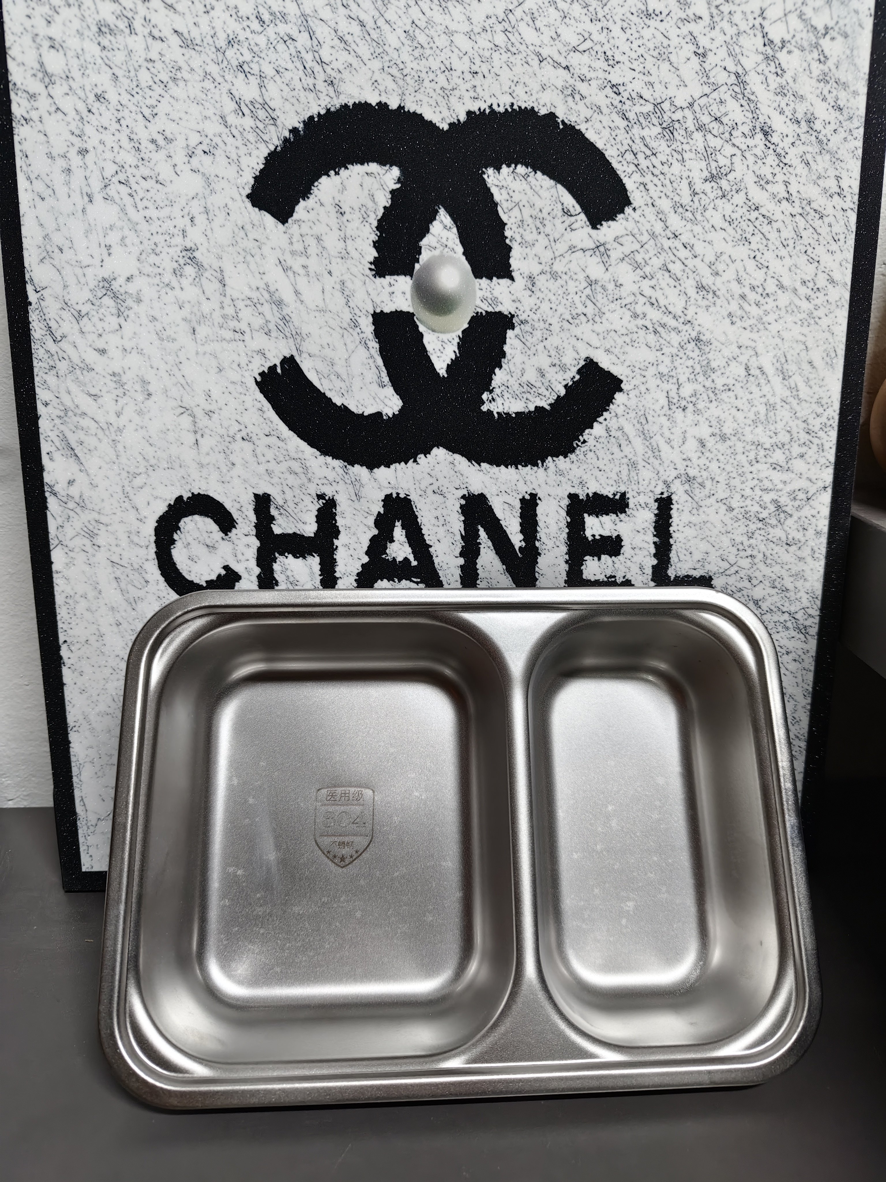 A154-微瑕316食品级不锈钢分餐盘