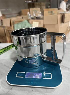 手持杯式面粉半自动糖粉不锈钢筛杯超细一个