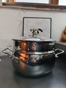 A13-微瑕德国双树18/10不锈钢三层加厚蒸煮一体锅四大灶具通用