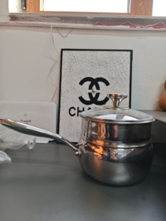 A16-尾货人微瑕出口外贸18/10不锈钢奶锅家用宝宝辅食锅泡面锅