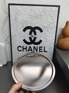 10不锈钢加厚凉皮圆盘锣锣菜家用加深带盖子 蛋糕盘18 A23 欧式