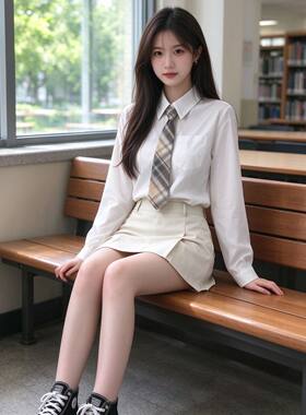 胖mm大码日系学院风白色衬衫女设计感小众学生jk衬衣韩版长袖上衣