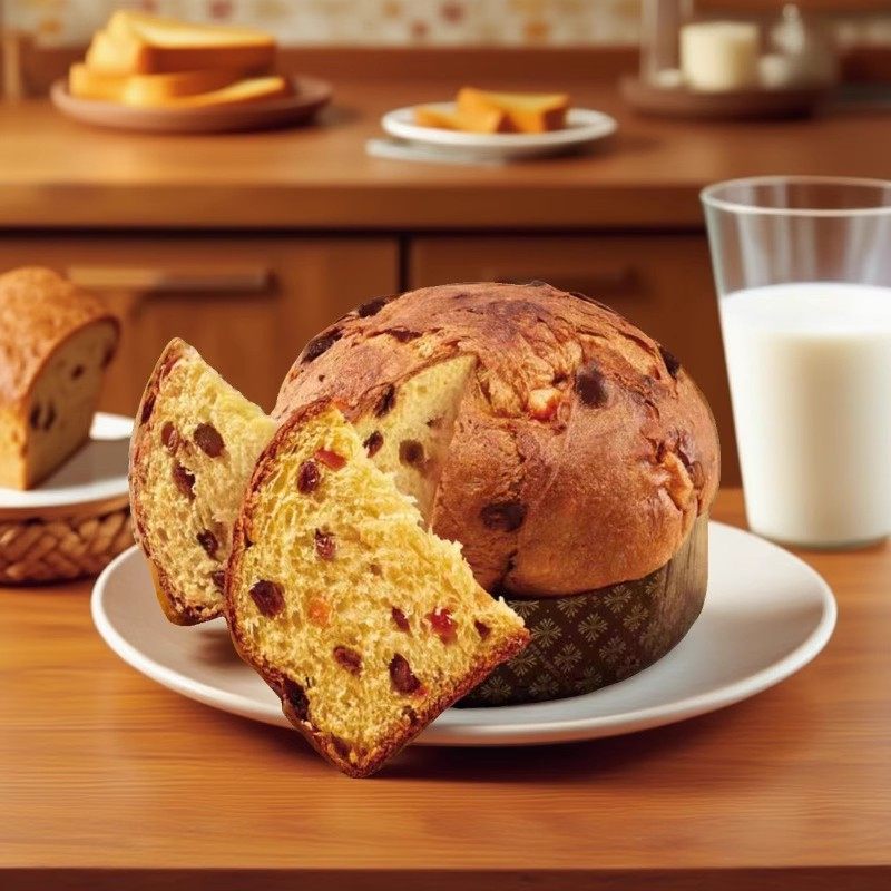俄罗斯风味列巴面包夹心葡萄干早餐食品糕点心零食手工大面包代餐