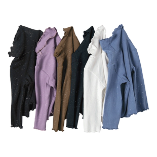 木本尚女童春装打底衫女宝宝保暖上衣2026新款加绒加厚中高领长袖