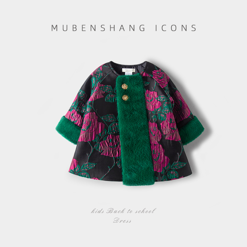 木本尚女童冬装国风拜年服