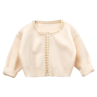 木本尚女宝宝秋冬毛衣外套2026新款女童针织衫开衫休闲儿童童装