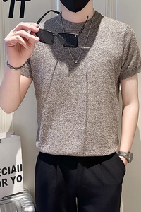 A135-77096 男士PL领春夏秋针织短袖 冰丝短袖 凉爽P55控79图片