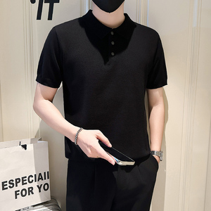 A135-77095 男士多色PL领春夏秋针织短袖 冰丝短袖 凉爽P55控79图片