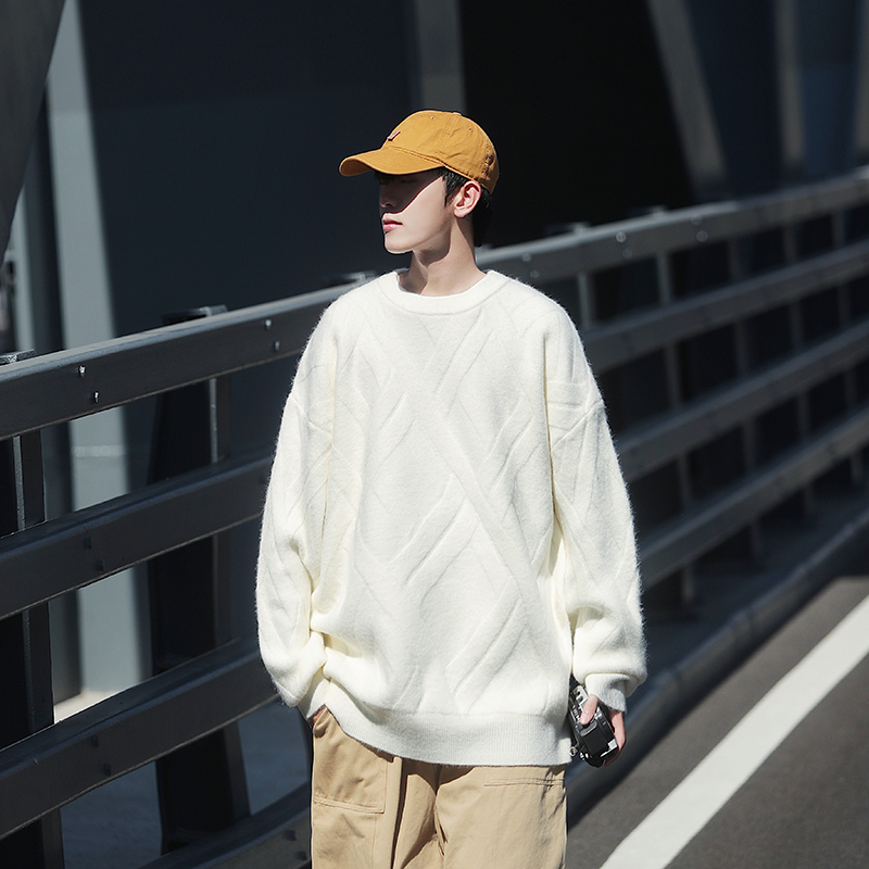 9901秋冬季纯色厚度适中舒适毛衣高品质十色可选P68控89，男装针织衫/毛衣，电商A135（原星座819）