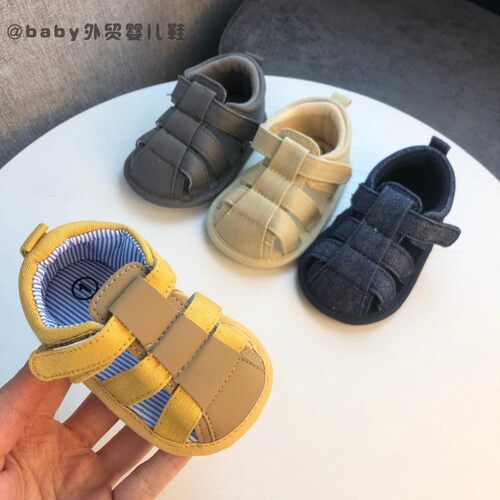 夏季新款3-6-12软底透气婴儿鞋