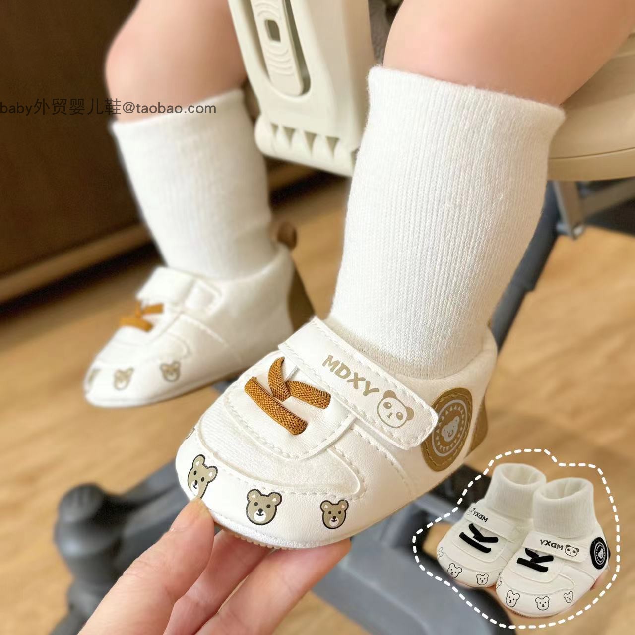 秋冬新款婴儿鞋袜卡通学步鞋